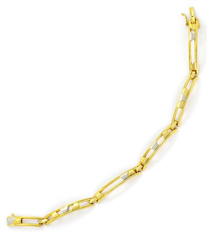 Foto 3 - Bewegliche Trapeze Spangen-Gold-Armband 14K, K2298