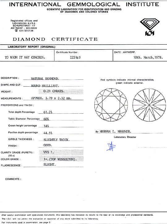 Foto 9 - Brillantohrstecker Diamantohrringe IGI 0,44ct Weißgold, R1987