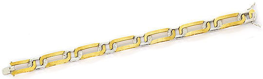 Foto 1 - Diamanten-Armband 0,36 Diamanten 14K Gelbgold-Weißgold, S3238